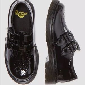 Dr. Martens Shiny patent Black Mary Jane’s shoes kids girls 2